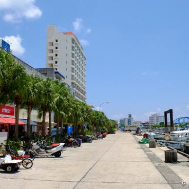 Misakicho area on Ishigaki Island, Port and ferry pier