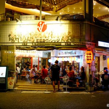 Misakicho area on Ishigaki Island, Izakaya pub