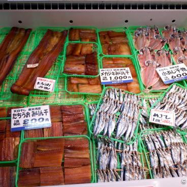 Miura, Fish stall in Urari covered market in Misaki Port 2