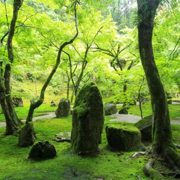 Dazaifu (Kyushu), Karesansui dry garden in Komyozen-ji temple 2