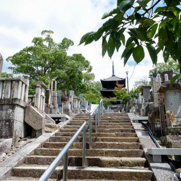 Konkai Komyo-ji, Stairway to the graveyard 2