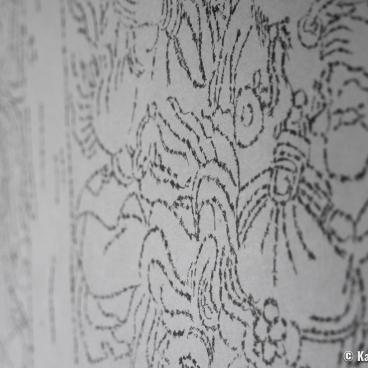 Shoden-ji (Kyoto), Picture of Buddha drawn with sutra lines 2