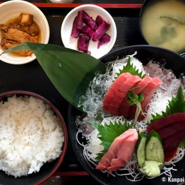 Restaurant Maguro Shokudo Shichibeimaru (Miura), Tuna sashimi set