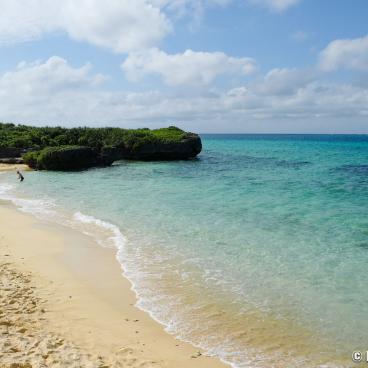 Miyakojima (Okinawa), A beach in the north of the island