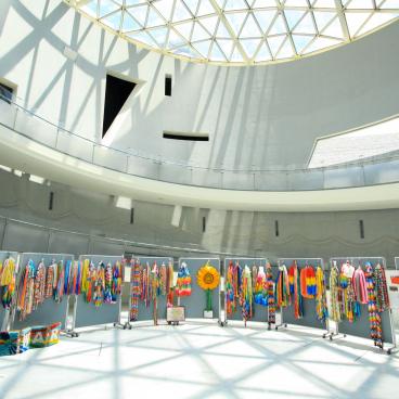 Nagasaki Atomic Bomb Museum, Origami paper cranes