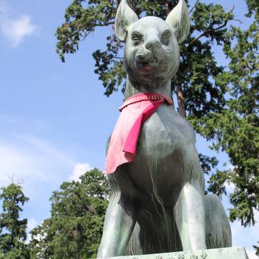 Toyokawa Inari (Aichi Prefecture), Statue of Inari god 2