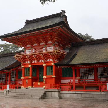 Usa-jingu in Kyushu, Main hall of the upper shrine