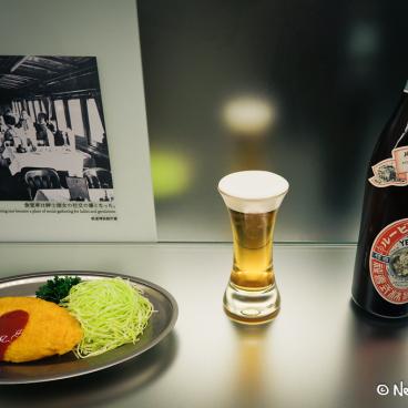 Museum of Yebisu Beer (Tokyo), A typical dish served with a Yebisu beer