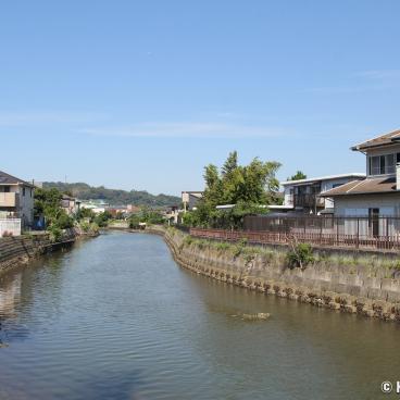 Zushi, Residential neighborhood on Tagoe River banks