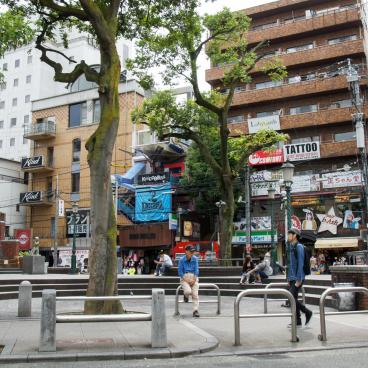 America Mura (Osaka), View on Sankaku Koen