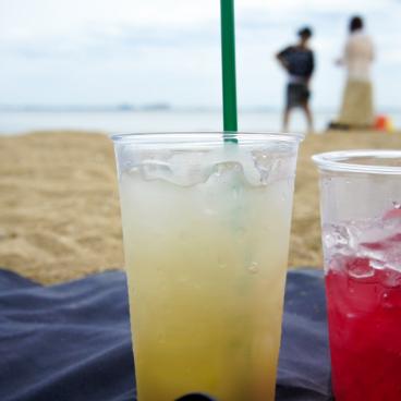 Seaside Momochi (Fukuoka), Beach scenery