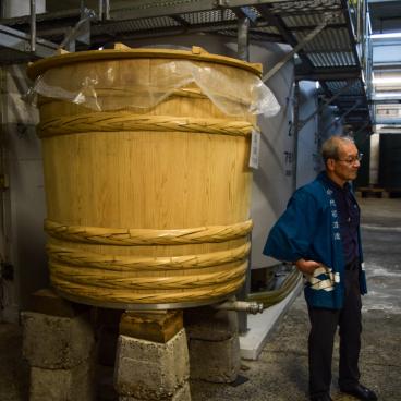 Imayotsukasa Sake Brewery (Niigata), Traditional wooden cask 2