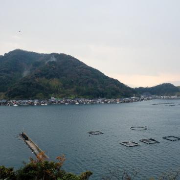 Ine (Kyoto), Panoramic view on the village and Wakasa Bay