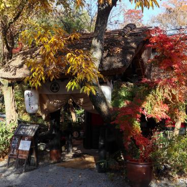 Kurokawa Onsen, Iromomiji 彩もみじ ryokan, bath entrance