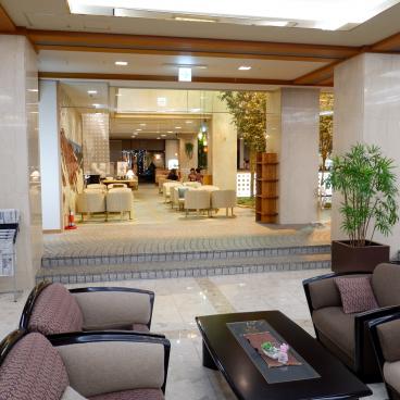 Lobby at Matsuya Sensen in Awara Onsen (Fukui)