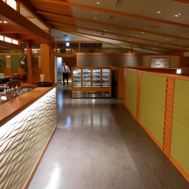 Restaurant at Matsuya Sensen in Awara Onsen (Fukui)