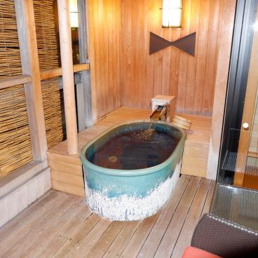 Private onsen at Matsuya Sensen in Awara Onsen (Fukui)