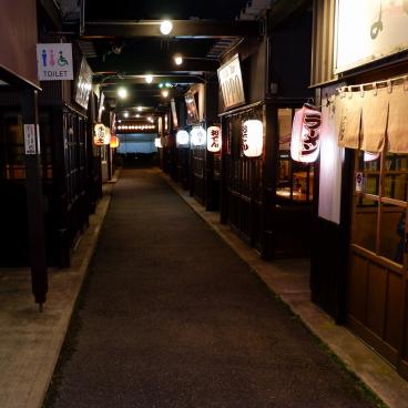 Yataimura Yukemuri Yokocho in Awara Onsen (Fukui)