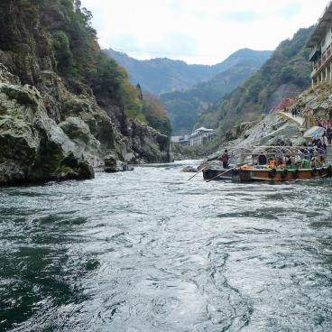 Oboke Koboke Gorges (Shikoku), Boarding pier for the cruise