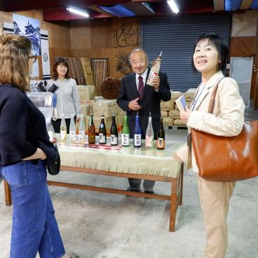 Sakai City (Fukui), Guided tour in Kubota Sake Brewery