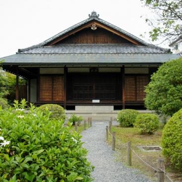 Shosei-en (Kyoto), View on the house