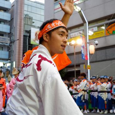 Koenji Awa-Odori (Tokyo), Various dancers performing
