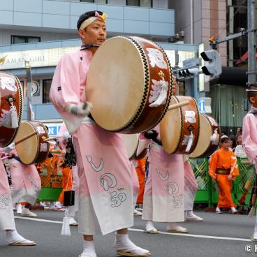 Koenji Awa-Odori (Tokyo), Drum players