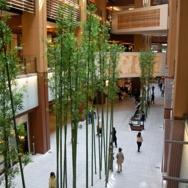 Tokyo Midtown (Akasaka), Artwork Forest of the village guardian by Eriko Horiki inside Galleria 2