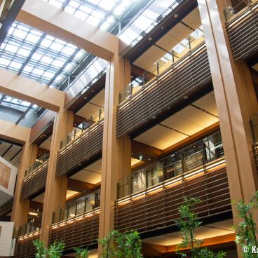 Tokyo Midtown (Akasaka), Artwork Forest of the village guardian by Eriko Horiki inside Galleria 3