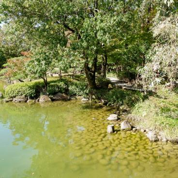 Yokokan Garden (Fukui), View on the garden 2