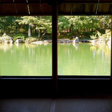 Yokokan Garden (Fukui), Seven-story pagoda landscape