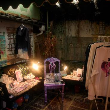 Nakazaki-cho in Osaka, Hipster fashion store