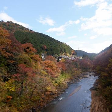 Hatonosu Valley in autumn (Okutama)