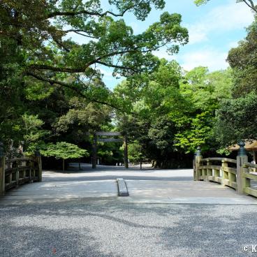 Ise Jingu, Naiku inner shrine's grounds (Kotai-jingu) 2
