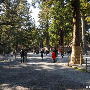 Ise Jingu, Geku outer shrine's grounds (Toyo'uke-daijingu)