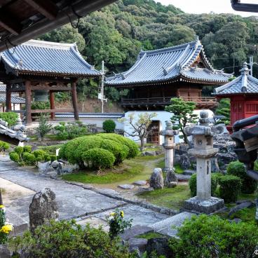 Kosho-ji (Uji), View on the monastery's garden 7