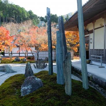Enko-ji, View on Honryutei garden 3