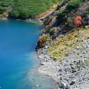 Murodo, Lake Mikurigaike with blue water