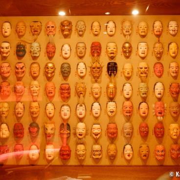 Suigian (Tokyo), Display of Noh masks