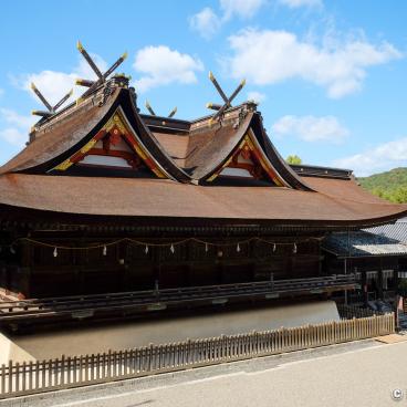 Kibitsu-jinja, Kibitsu-zukuri style main pavilion