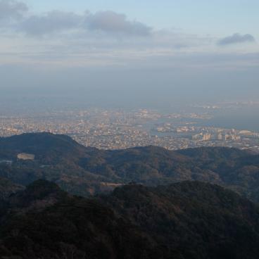 Mount Rokko (Kobe), Early morning panorama on Kobe port