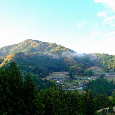 Alex Kerr's Country Houses (Shikoku), View on Ochiai and Iya Valley