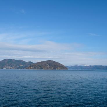 Chikubushima (Shiga), View on Lake Biwa and its islets
