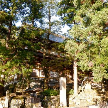 Eihei-ji (Fukui), View on the temple's buildings in the forest
