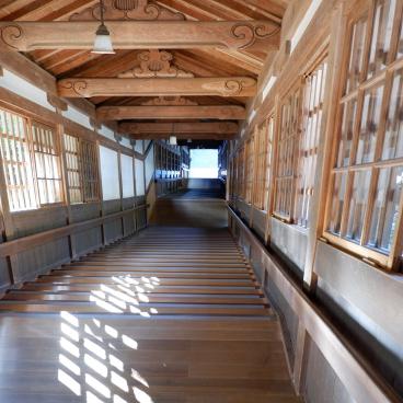 Eihei-ji (Fukui), Inside view of a covered passageway