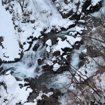 Kegon Falls (Nikko) in winter 7