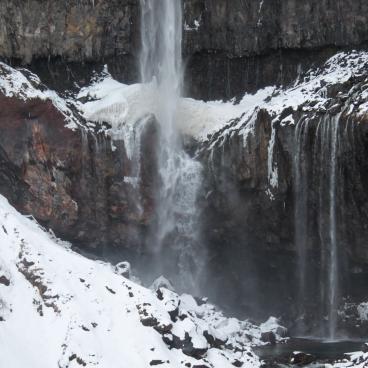 Kegon Falls (Nikko) in winter 3