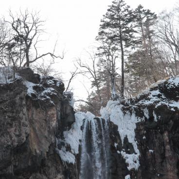 Kegon Falls (Nikko) in winter