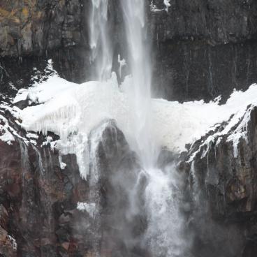 Kegon Falls (Nikko) in winter 5