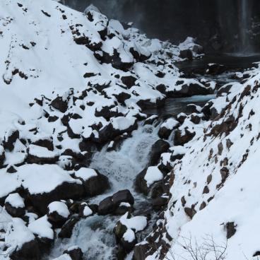 Kegon Falls (Nikko) in winter 6